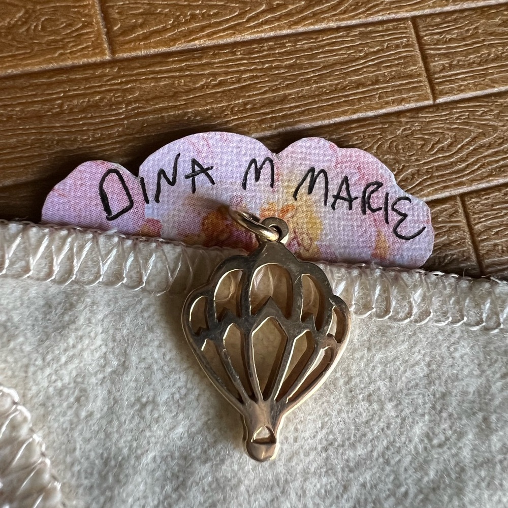 James Avery Retired 14kt Yellow Gold Hot Air Balloon Charm!